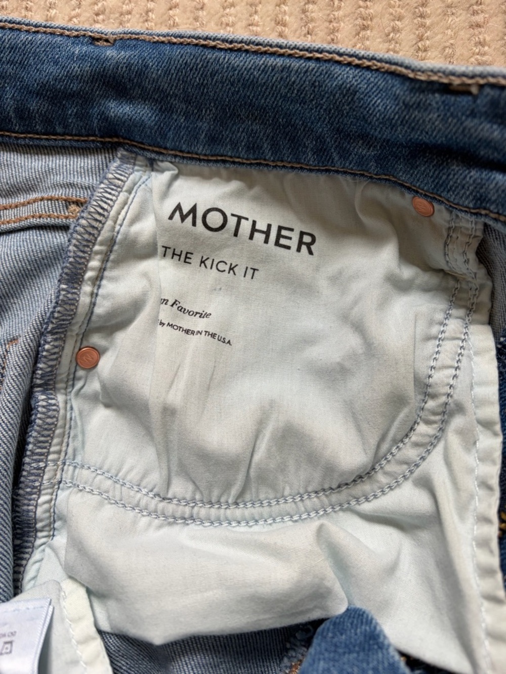 MOTHER The Kick It High Waist Straight Leg Jean - Picture 5 of 5
